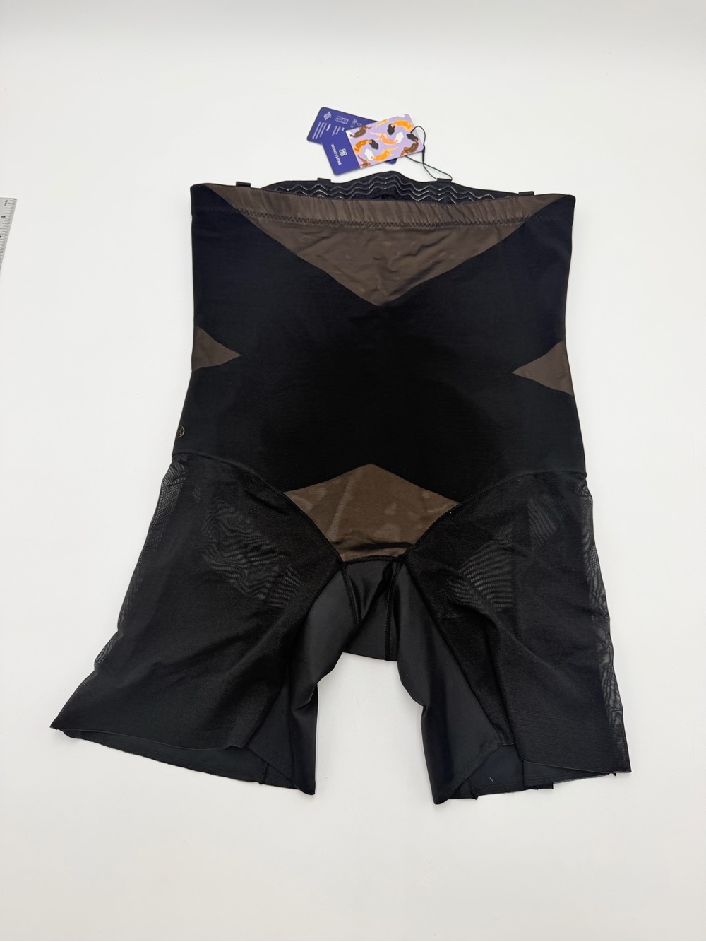 Honeylove High-Waist Shaping Shorts - Black/Tan